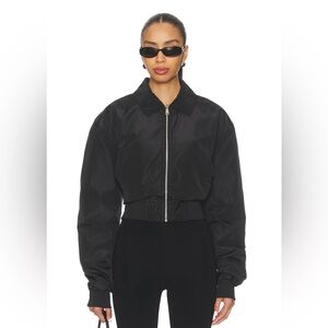Superdown Mallory Black Bomber Jacket